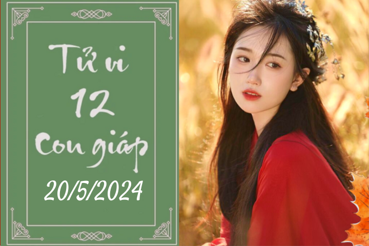 Tử vi vui 12 con giáp hôm nay ngày 20/5/2024: Dần chịu khó, Tỵ kiên trì. (Ảnh minh hoạ)