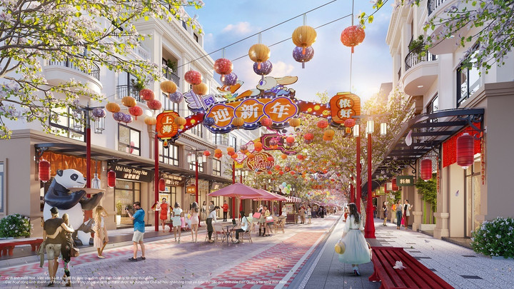 Phố đi bộ Little Shanghai được kiến tạo để trở thành điểm đến hàng đầu khu vực khi đáp ứng nhu cầu và thị hiếu của khách Trung Quốc cũng như Việt Nam.