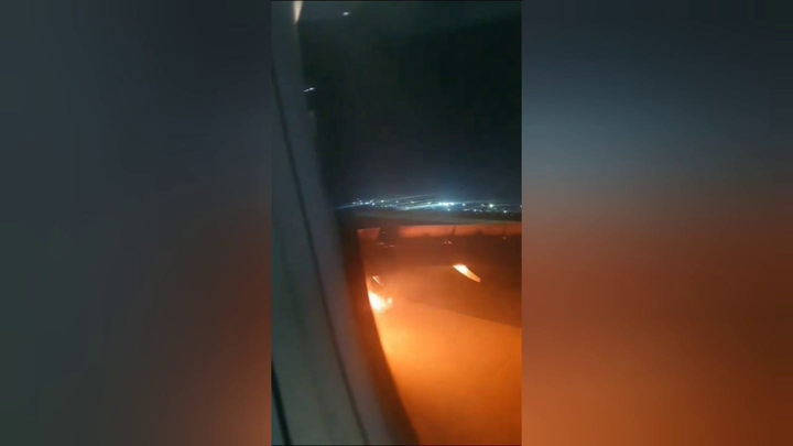 Hình ảnh do hành khách ghi lại và chia sẻ. (Ảnh: Viral Press)