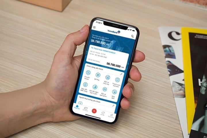 Khách hàng có thể lấy mã PIN Vietinbank ngay trên điện thoại. (Ảnh: Vietinbank)