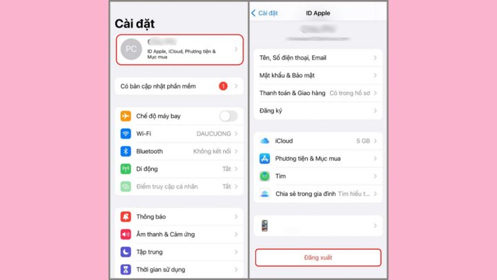Các bước xóa iCloud trên điện thoại cũ - 1