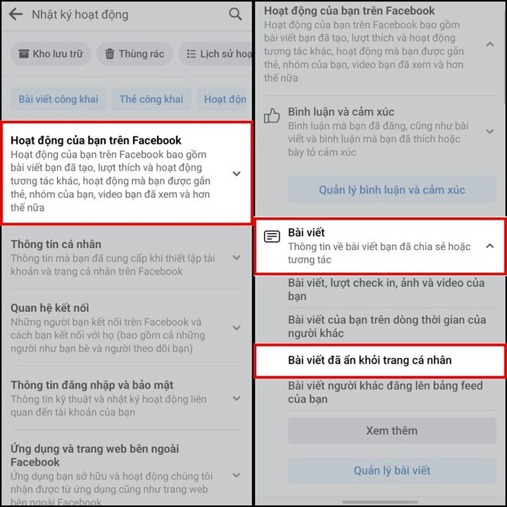 Cách khôi phục bài đăng bị ẩn trên Facebook hiệu quả - 2