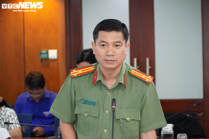 Thượng tá Lê Mạnh Hà - Phó trưởng Phòng Tham mưu, Công an TP.HCM.