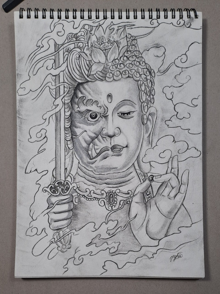 Cậu bé lớp 4 ở Đắk Lắk 'gây mê' trên TikTok nhờ tài vẽ tranh đẹp mê ly - 6