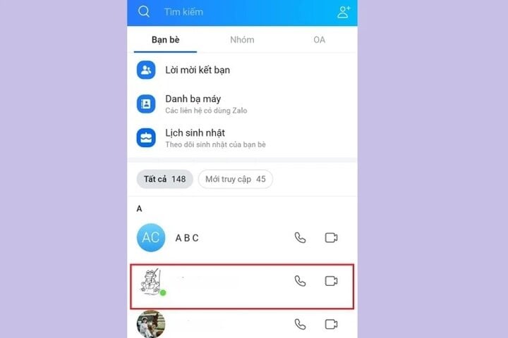Hướng dẫn cách đánh dấu bạn thân trên Zalo - 3