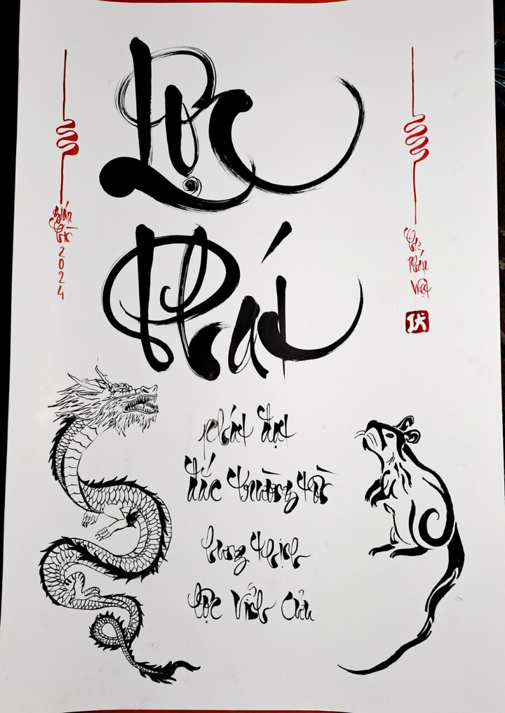 Cậu bé lớp 4 ở Đắk Lắk 'gây mê' trên TikTok nhờ tài vẽ tranh đẹp mê ly - 12