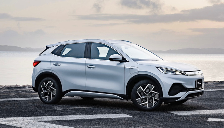 BYD Atto 3 sẽ cạnh tranh VinFast VF 7 khi ra mắt. (Ảnh: BYD)