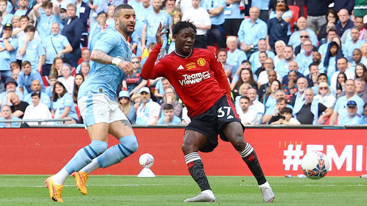 Man Utd đánh bại Man City ở chung kết FA Cup. (Ảnh: Reuters)