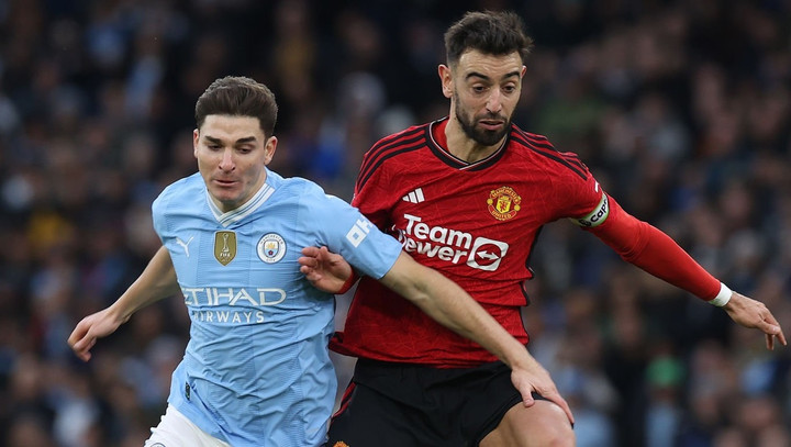 Man City chạm trán Man Utd ở chung kết FA Cup 2 năm liên tiếp. (Ảnh: Getty Images)