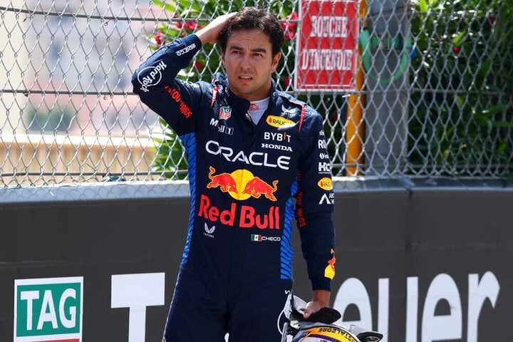 Sergio Perez (Red Bull) an toàn sau pha va chạm