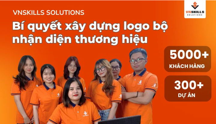 VnSkills Solutions thiết kế logo bộ nhận diện thương hiệu công ty đẹp - 3