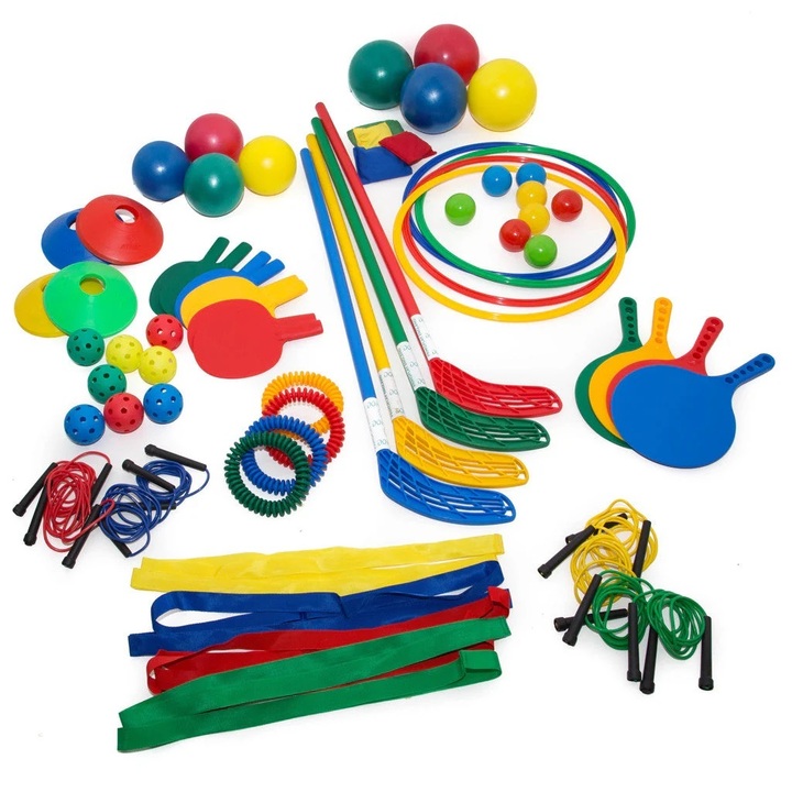 Những món đồ thể thao sẽ giúp bé rèn luyện thói quen lành mạnh. (Ảnh: Sensory Education)