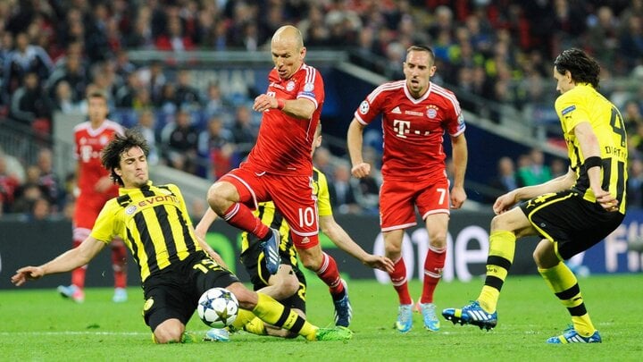 Dortmund để thua trận chung kết Champions League 2012/13 trước Bayern Munich tại SVĐ Wembley