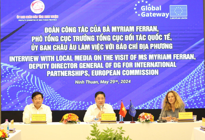 Ninh Thuận mong muốn EU hỗ trợ phát triển ngành năng lượng xanh, năng lượng tái tạo.