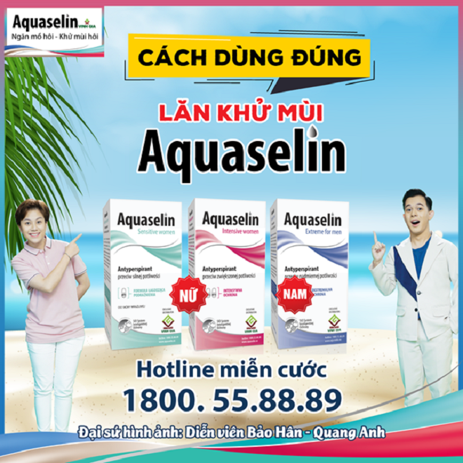 Bí quyết dùng đúng lăn nách dược mỹ phẩm Aquaselin của Dược phẩm Vinh Gia - 1