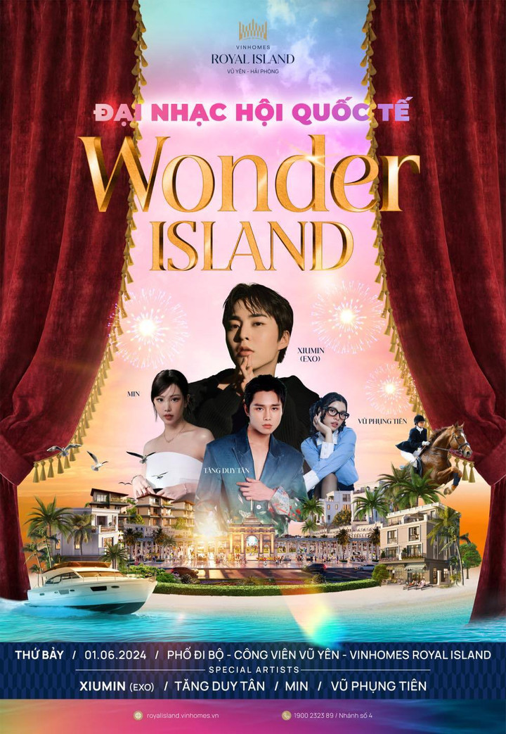 Wonder Island sẽ là “đại tiệc âm nhạc” đỉnh cao với sự góp mặt của nhiều ngôi sao đình đám.