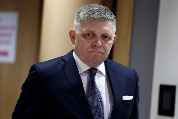 Thủ tướng Slovakia Robert Fico tại trụ sở Liên minh châu Âu (EU) ở Brussels, Bỉ ngày 21/3/2024. (Ảnh: AFP/TTXVN)
