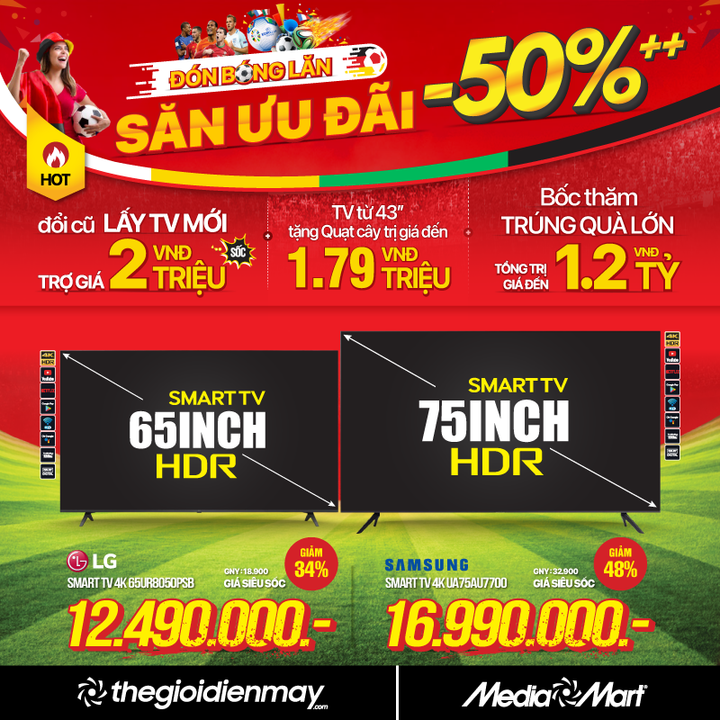 Siêu thị điện máy lớn 'mạnh tay' giảm giá kích cầu trước mùa Euro 2024 - 4