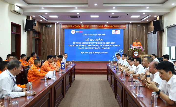 28 đội xung kích EVNNPC sẵn sàng dồn sức tại công trường đường dây 500kV mạch 3 - 2