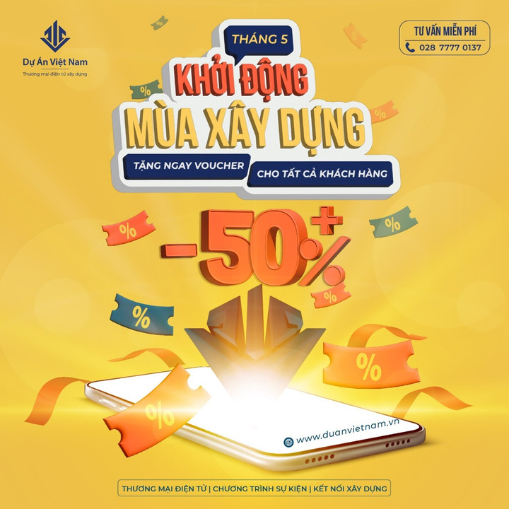 Chương trình "Khởi động mùa xây dựng" chỉ có duy nhất tại Dự Án Việt Nam.