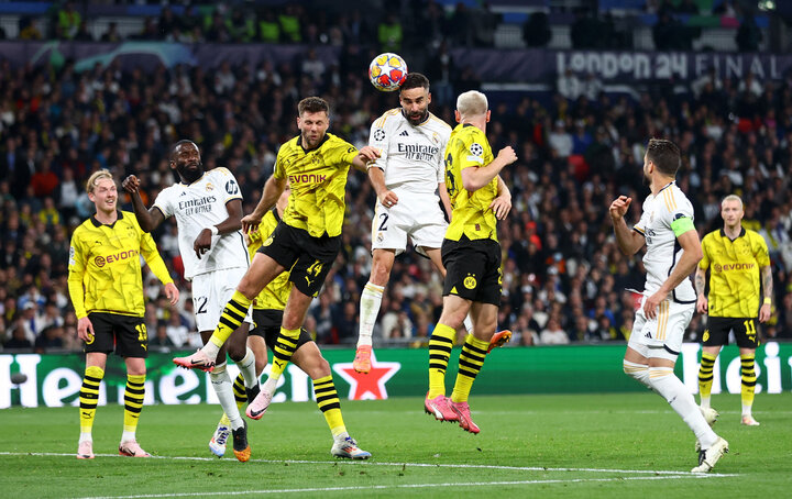 Dani Carvajal defeated Fullkrug in an aerial battle, scoring a header for Real Madrid