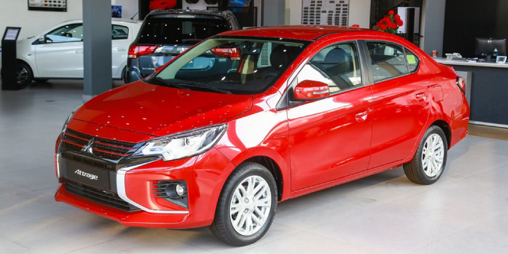 Mitsubishi Attrage 2023 là một mẫu sedan hạng B thiết kế trẻ trung. (Ảnh: Mitsubishi Trung Thượng)