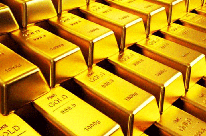 Giá vàng thế giới hôm nay tiếp tục giảm. (Ảnh minh hoạ)