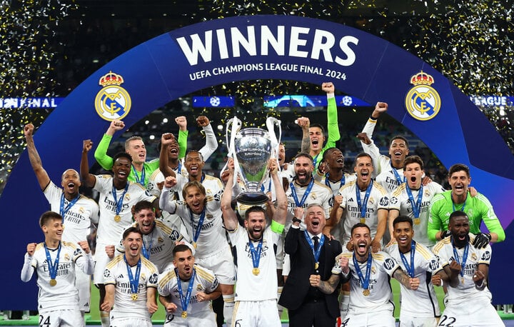 Real Madrid vô địch Champions League lần thứ 15. (Ảnh: Reuters)