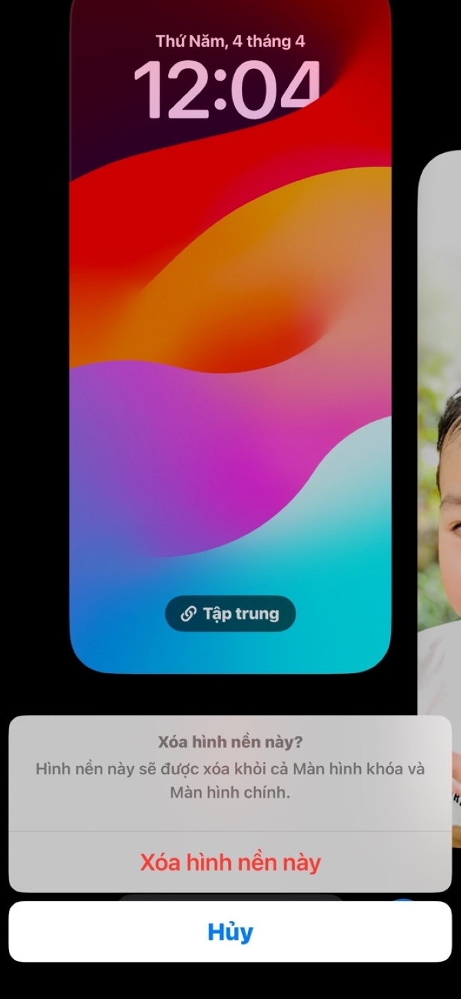 Gợi ý cách xóa hình nền iPhone ngay ở màn hình khoá - 2