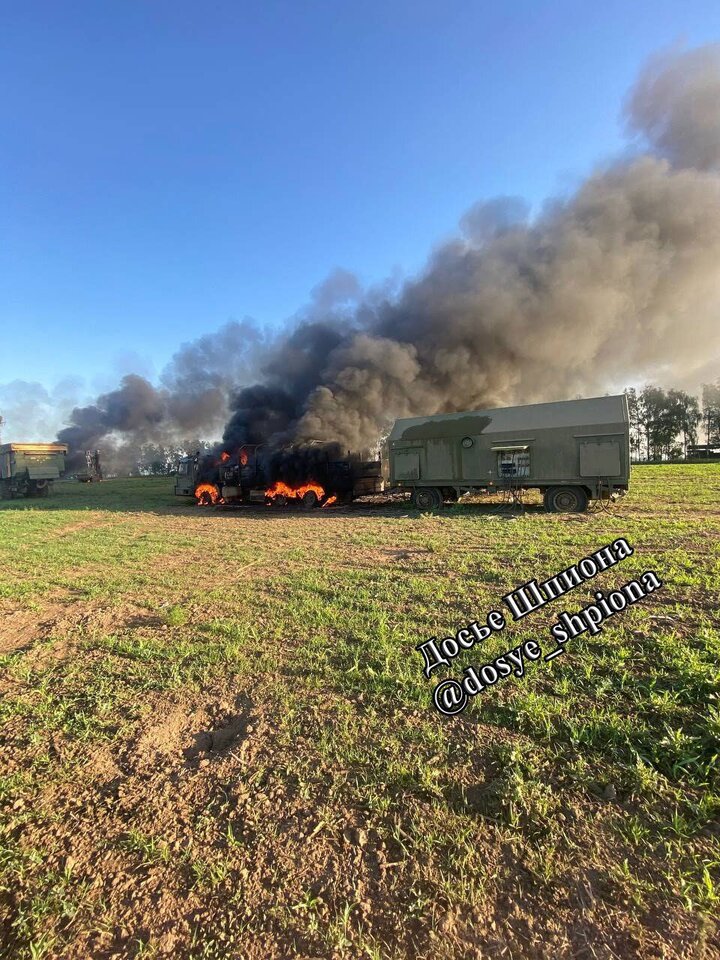 Hình ảnh thiệt hại của hệ thống S-400.