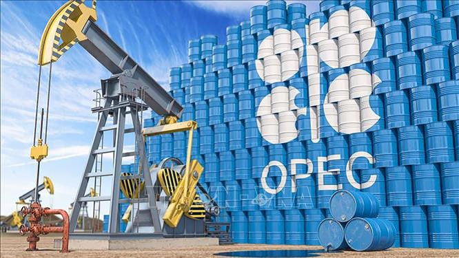 Hình ảnh 3D minh họa biểu tượng Tổ chức Các nước xuất khẩu dầu mỏ (OPEC). (Ảnh: Shutterstock.com/TTXVN)