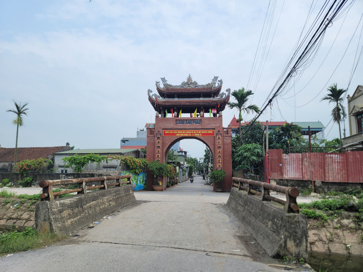 Thôn Áng Phao được chọn làm thôn thông minh là một điểm nổi bật của nông thôn mới kiểu mẫu.