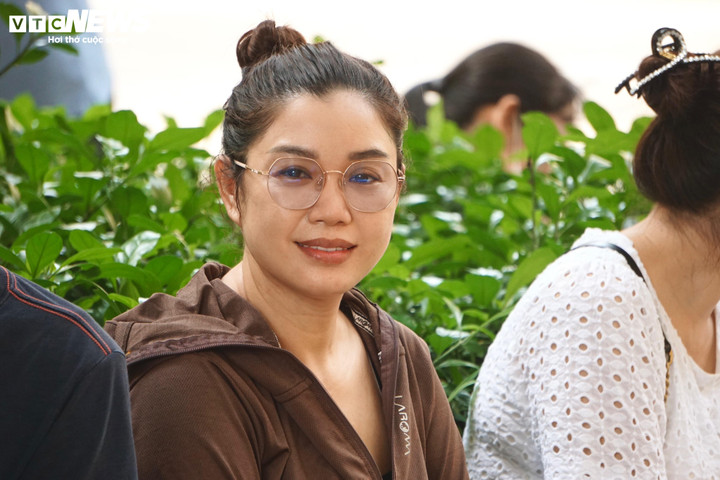 Chị Thuý Hiền, phụ huynh có con thi vào lớp 10 trường THPT chuyên Lê Hồng Phong.