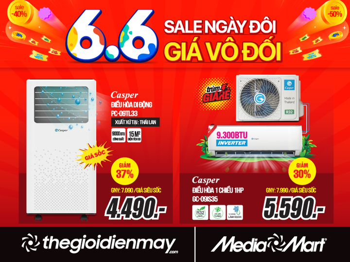 6/6 Siêu sale giữa năm, săn hàng điện máy ưu đãi khủng - 3