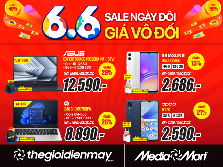 6/6 Siêu sale giữa năm, săn hàng điện máy ưu đãi khủng - 5