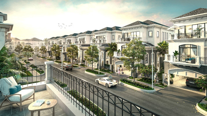 Phối cảnh biệt thự Clubhouse Villa vị trí kế cận Grand Bay Halong Clubhouse.