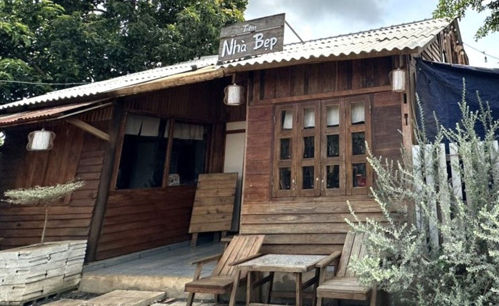 Quán cà phê Nhà Bẹp - nơi xảy ra vụ việc. Ảnh: CTV
