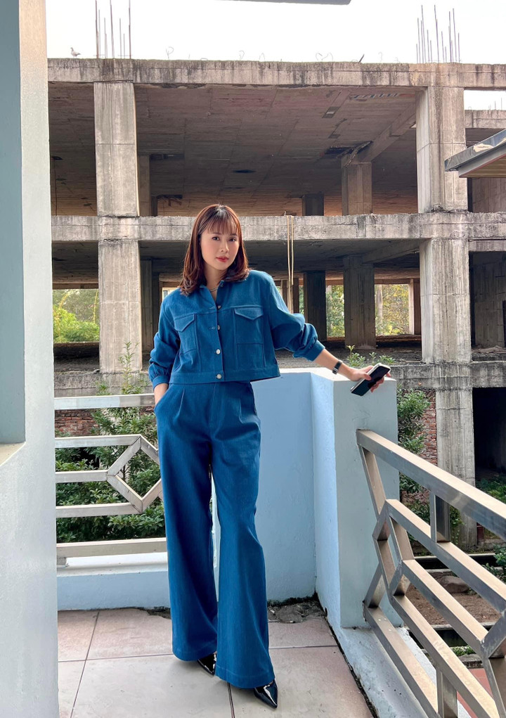 Hình ảnh khác lạ của Hồng Diễm trong phim "Trạm cứu hộ trái tim".