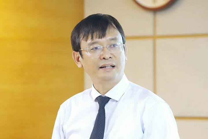 Tân Tổng Biên tập Báo Nông thôn Ngày nay/Điện tử Dân Việt Nguyễn Văn Hoài. (Ảnh: Phạm Hưng)