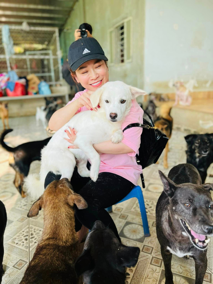 Nữ diễn viên nhận nuôi hơn 400 chú chó.