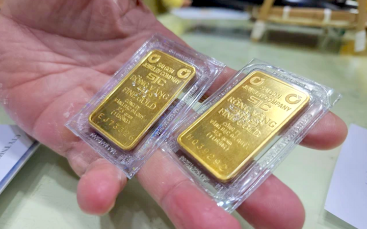 Giá bán vàng miếng của NHNN cho các ngân hàng ngày 7/6 là 75,98 triệu đồng/lượng. (Ảnh minh họa: Người Lao động)