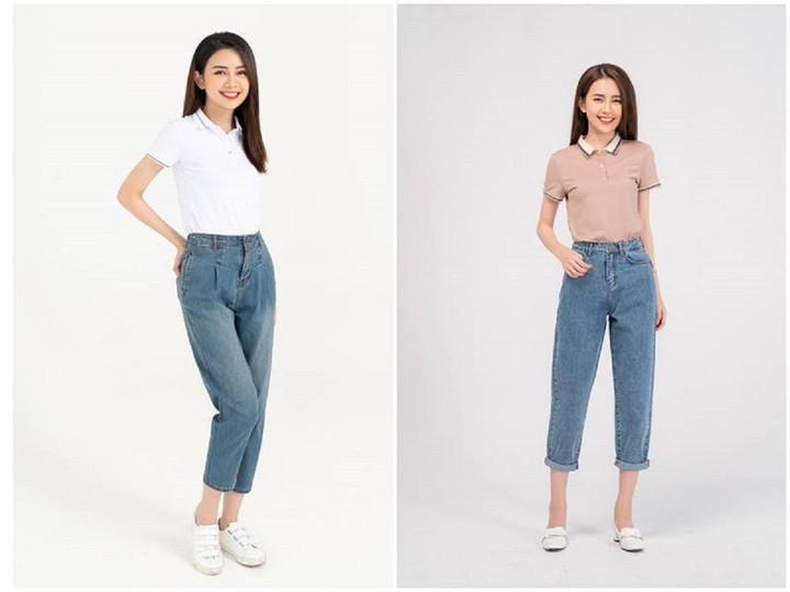 Áo polo và quần jeans là bộ đôi hoàn hảo để các cô gái diện khi đi học, đi làm, đi dã ngoại, hẹn hò... Hãy tăng thêm nét cá tính, năng động cho set đồ này bằng những đôi giày thể thao hoặc các phụ kiện mang phong cách tối giản.