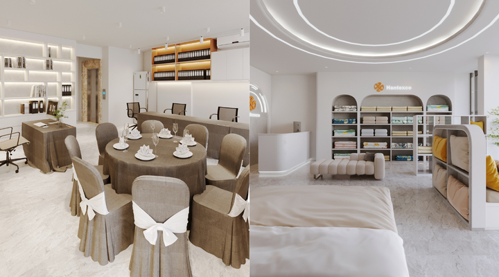 Hantexco là thương hiệu uy tín trong ngành sản xuất và cung cấp đồ vải cho nhà hàng, sự kiện.