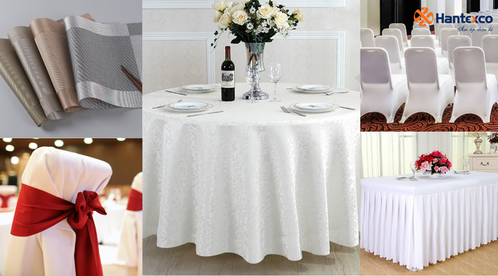 Bộ sưu tập đồ vải nhà hàng của thương hiệu Hantexco.