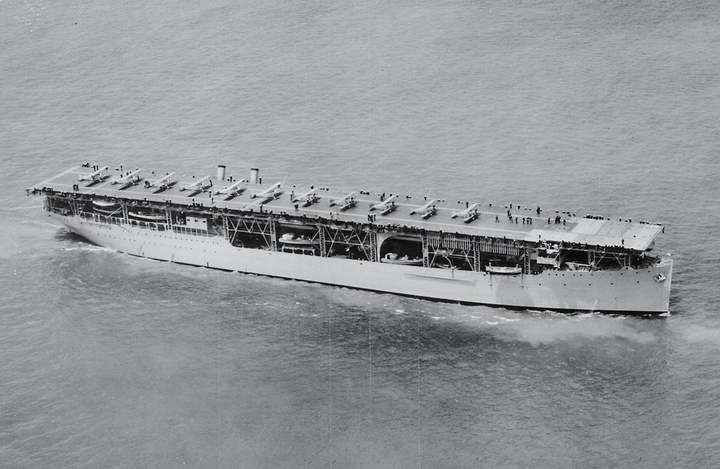 USS Langley. (Ảnh: Wikipedia)