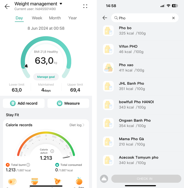 Thư viện của Huawei có khá đầy đủ các món ăn phổ biến.