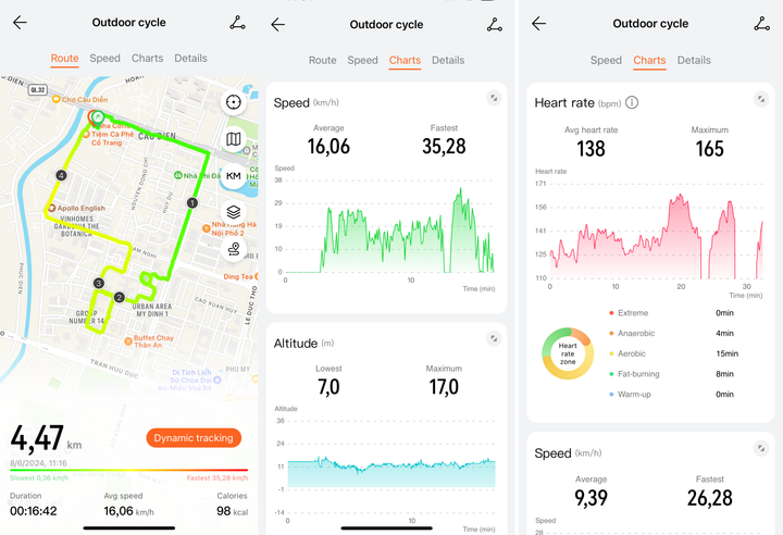 Huawei Watch Fit 3 có bộ công cụ theo dõi thể thao ngoài trời hữu ích, "dư xài" với dân không chuyên.