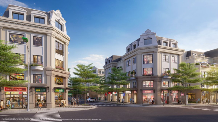 Các căn shophouse được tính toán, quy hoạch, thiết kế để tối ưu hoá công năng, đáp ứng nhu cầu vừa ở, vừa kinh doanh của chủ nhân.