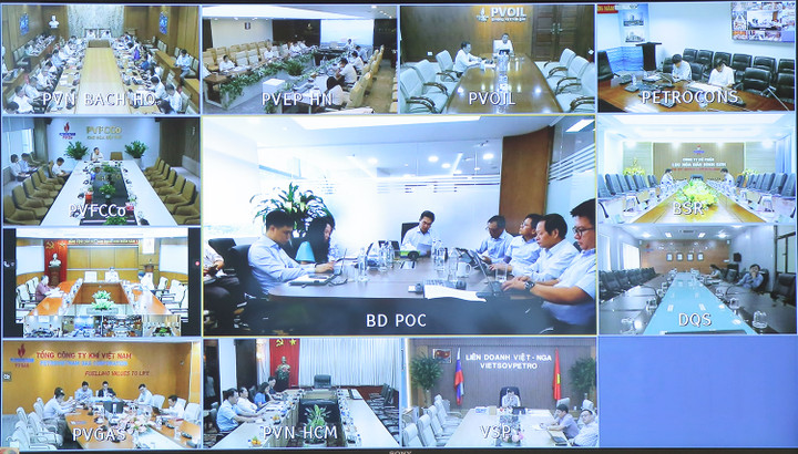 Các điểm cầu trực tuyến.