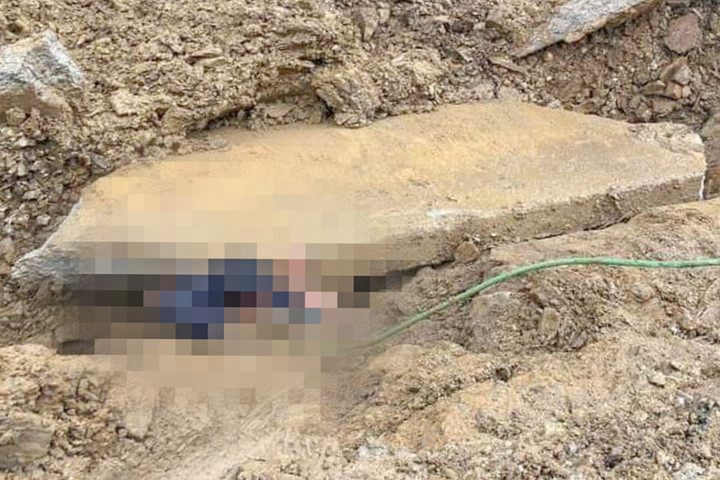 Hiện trường nơi xảy ra vụ việc. (Ảnh: Đ.X.)